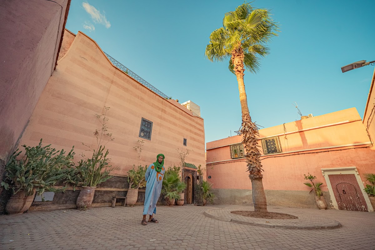 Traditional riad in the alleys of the Medina