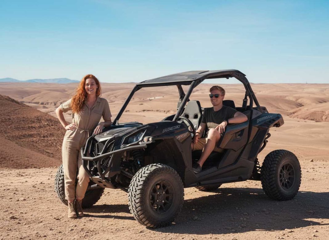 agafay en couple buggy ride