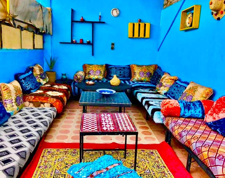 Hostel Kech Vibe Marrakech, chambres avec balcon et vue sur la ville